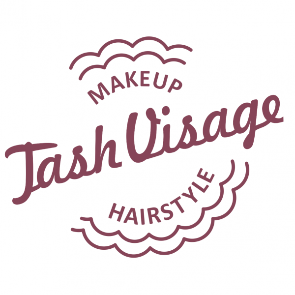 Логотип компании Tash Visage школа-студия макияжа и причесок