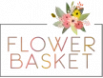 Логотип компании Доставка цветов Flower-Basket